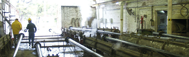 Proceso de fabricación de columnas