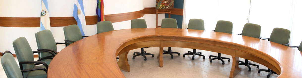 Sala de reuniones del Consejo de Administración de la CPE