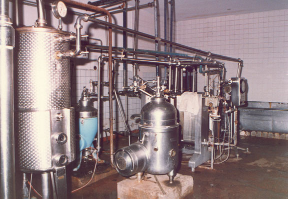 1967: planta pasteurizadora de lácteos - Lácteos Pampa