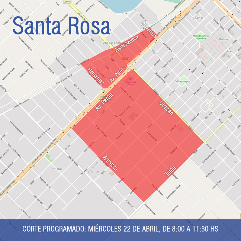 Este miércoles 22, en los barrios Inti Hue y Las Camelias - Imagen 1