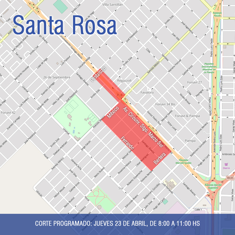 Este jueves 23, en los barrios 26 de Septiembre, Sur y Villa Santillán - Imagen 2