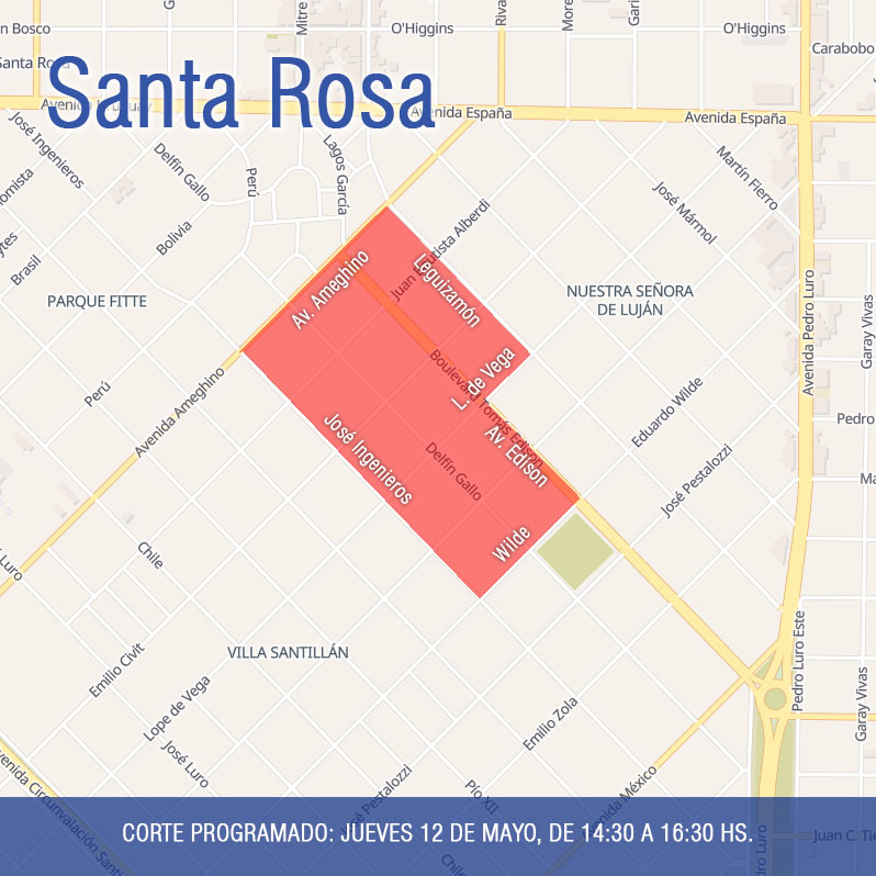 Este jueves 14, en Villa Santillán y Nuestra Señora de Luján - Imagen 1