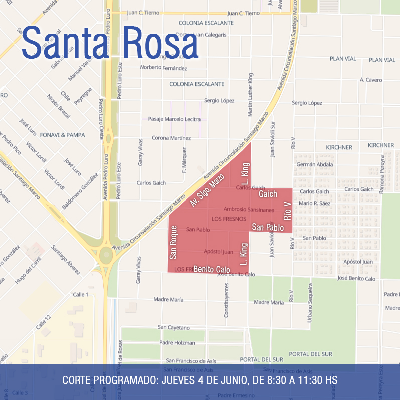 Este jueves 4, en barrio Los Fresnos - Imagen 1