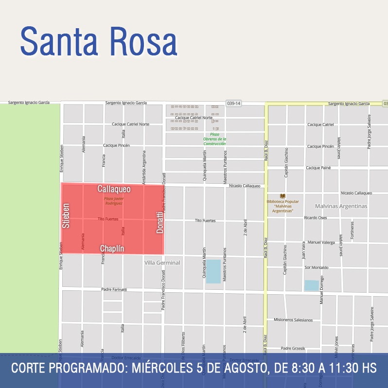 Este miércoles 5, en Villa Germinal - Imagen 1