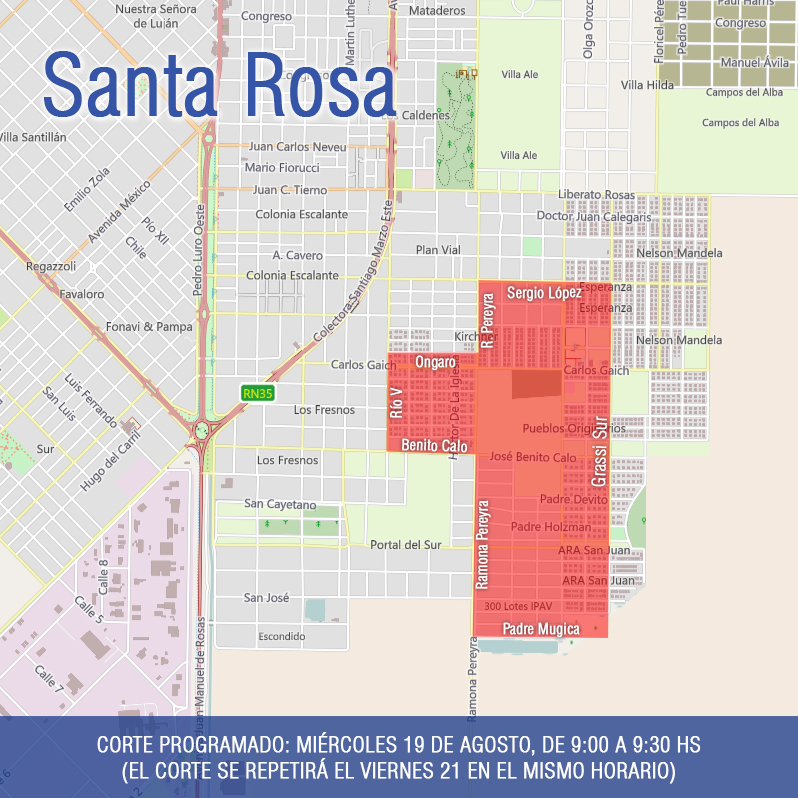 Este miércoles y el viernes, en barrios del Sureste - Imagen 1