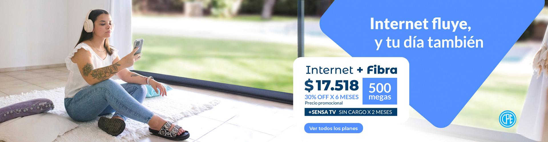 CPEnet - Internet + Fibra, sin cargo de instalación