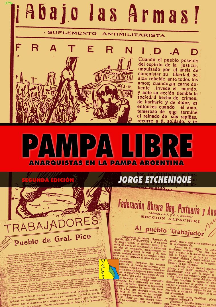 Tapa de Pampa Libre. Anarquistas en la pampa Argentina