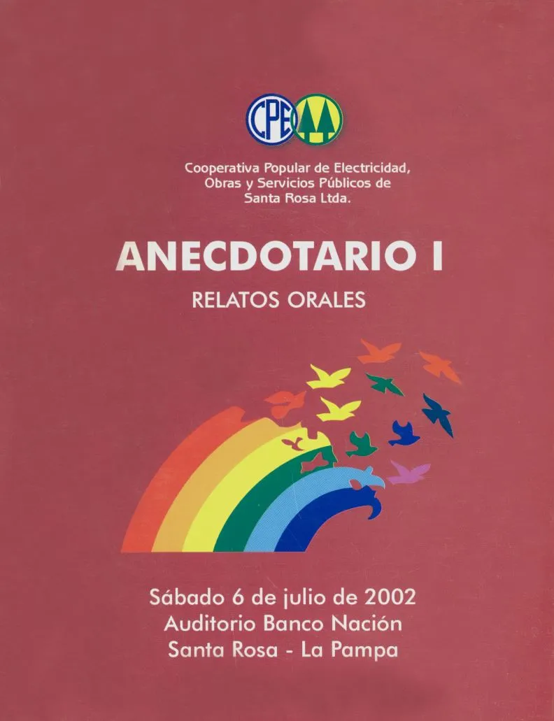 Tapa de Anecdotario I - Relatos orales