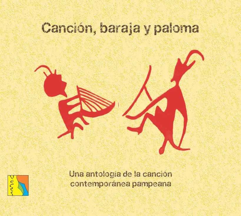 Tapa de Canción, baraja y paloma